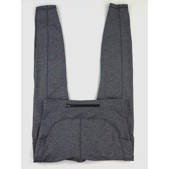Lululemon Speed Up Tight 28" Full-On Luxtreme Heather Black Leggings Sz 6 W5ATOS - Picture 5 of 15